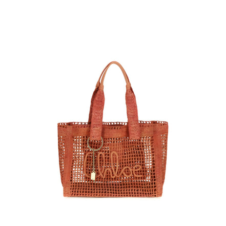 Chloé Multicolor Raffia Shoulder Bag