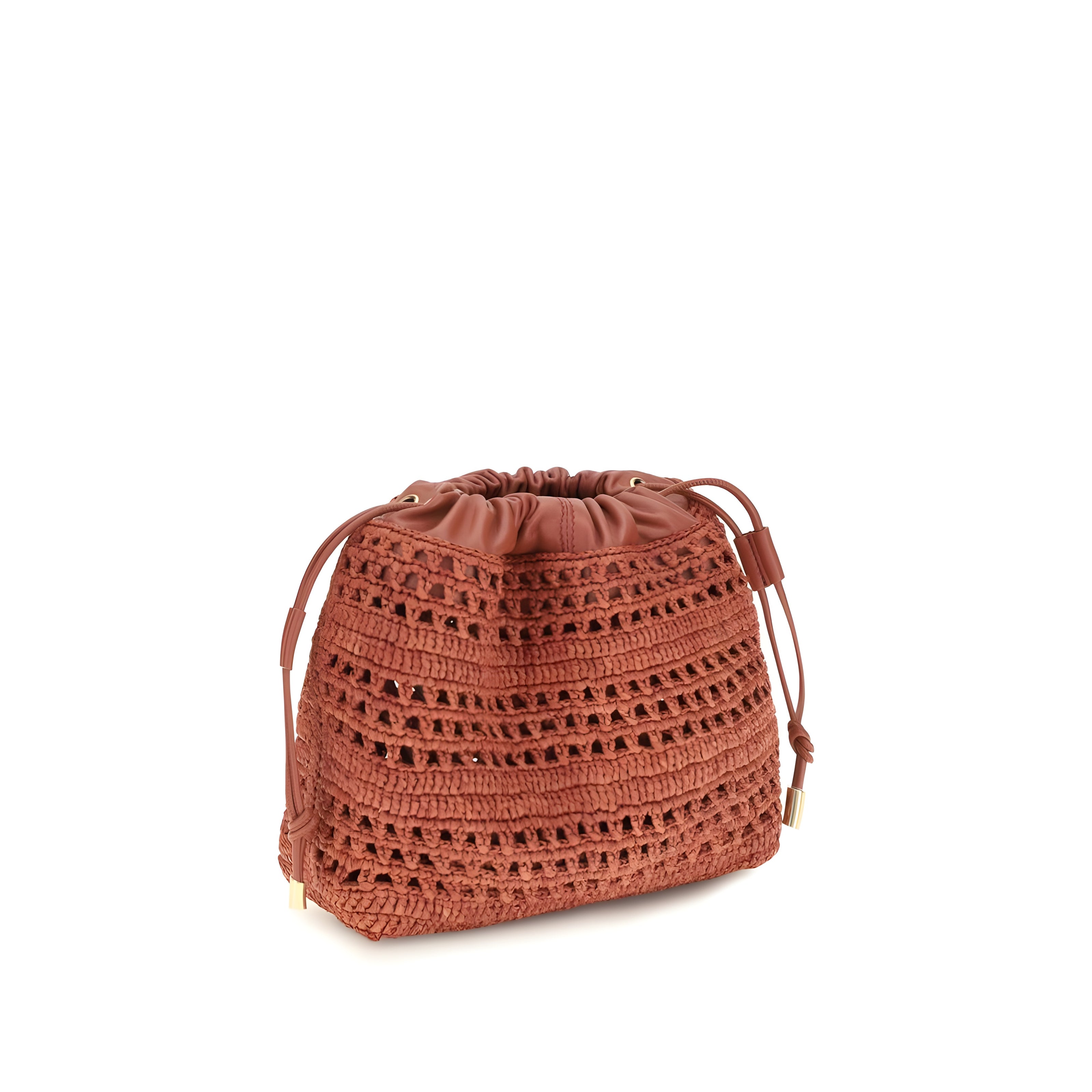 Geantă de umăr Chloé multicoloră din rafie
