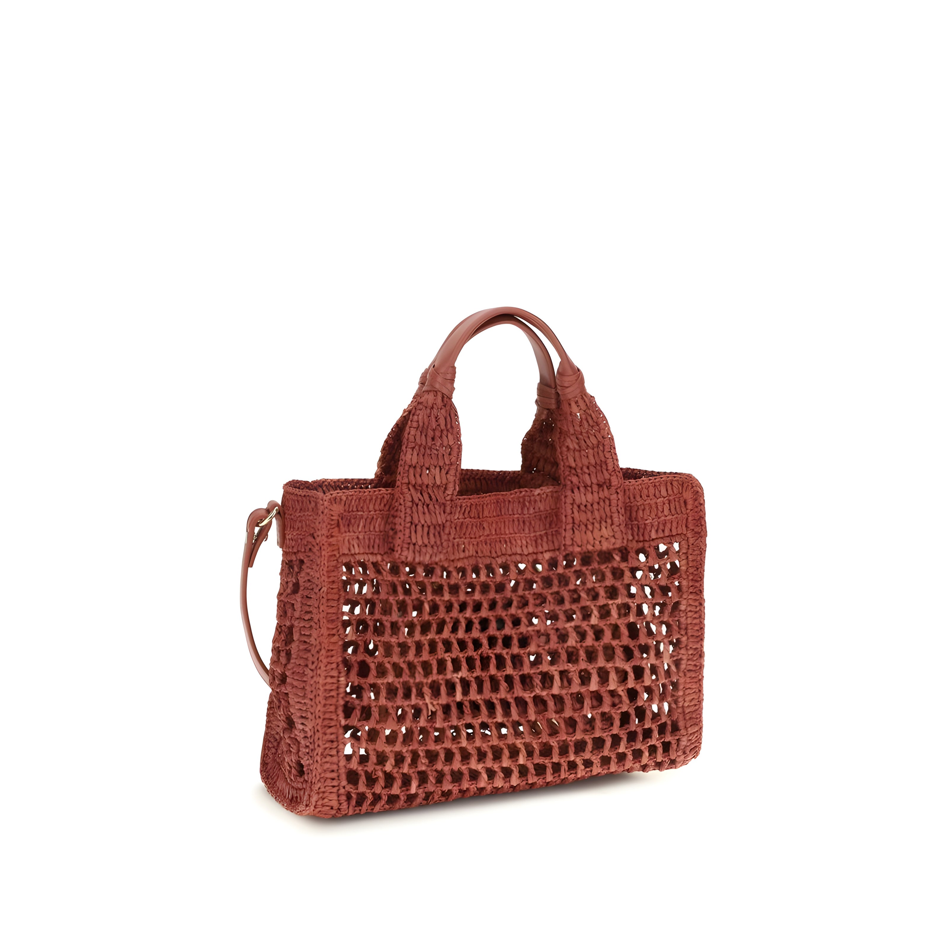 Geantă de umăr Chloé din rafie multicoloră