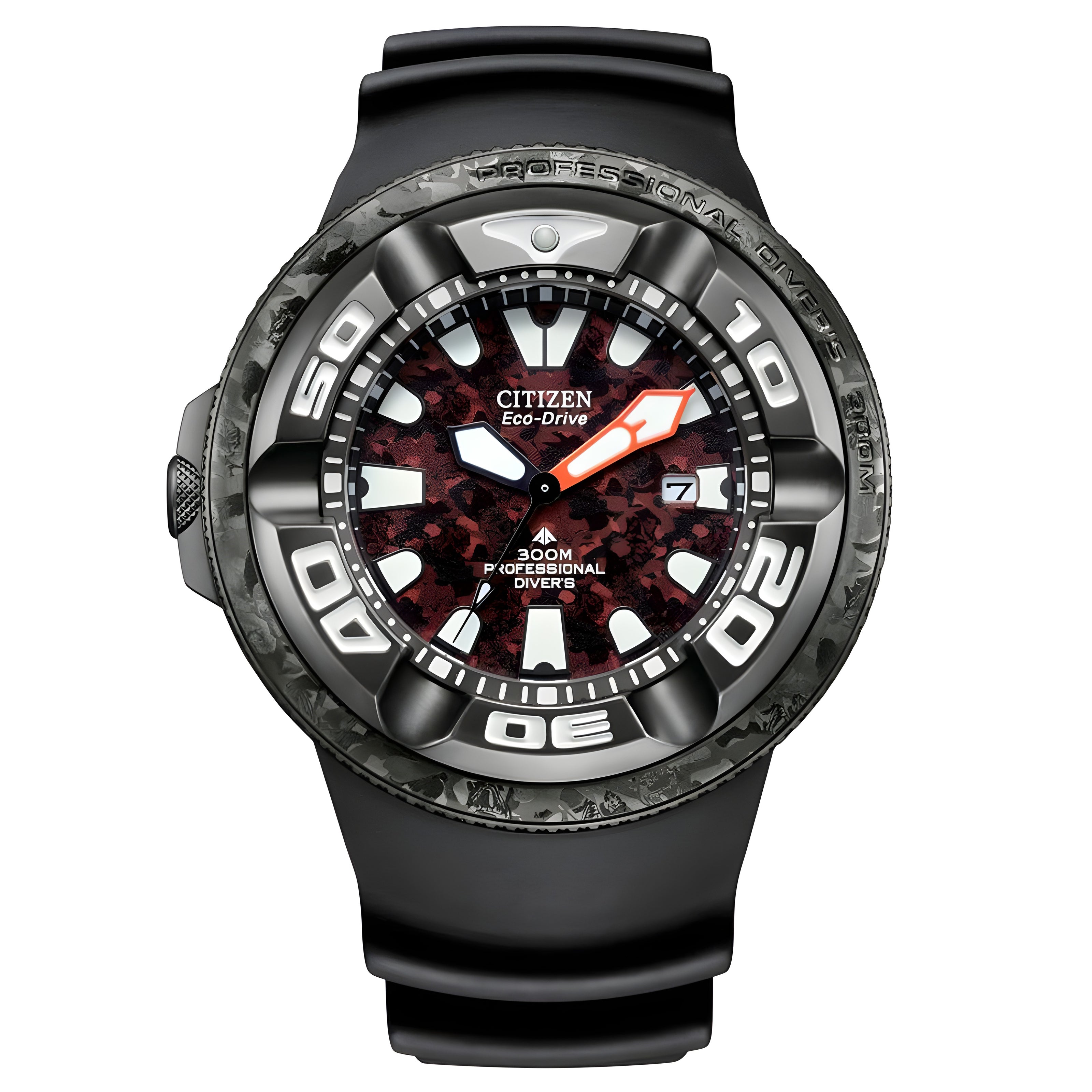 Citizen Black Rubber Sport Watch