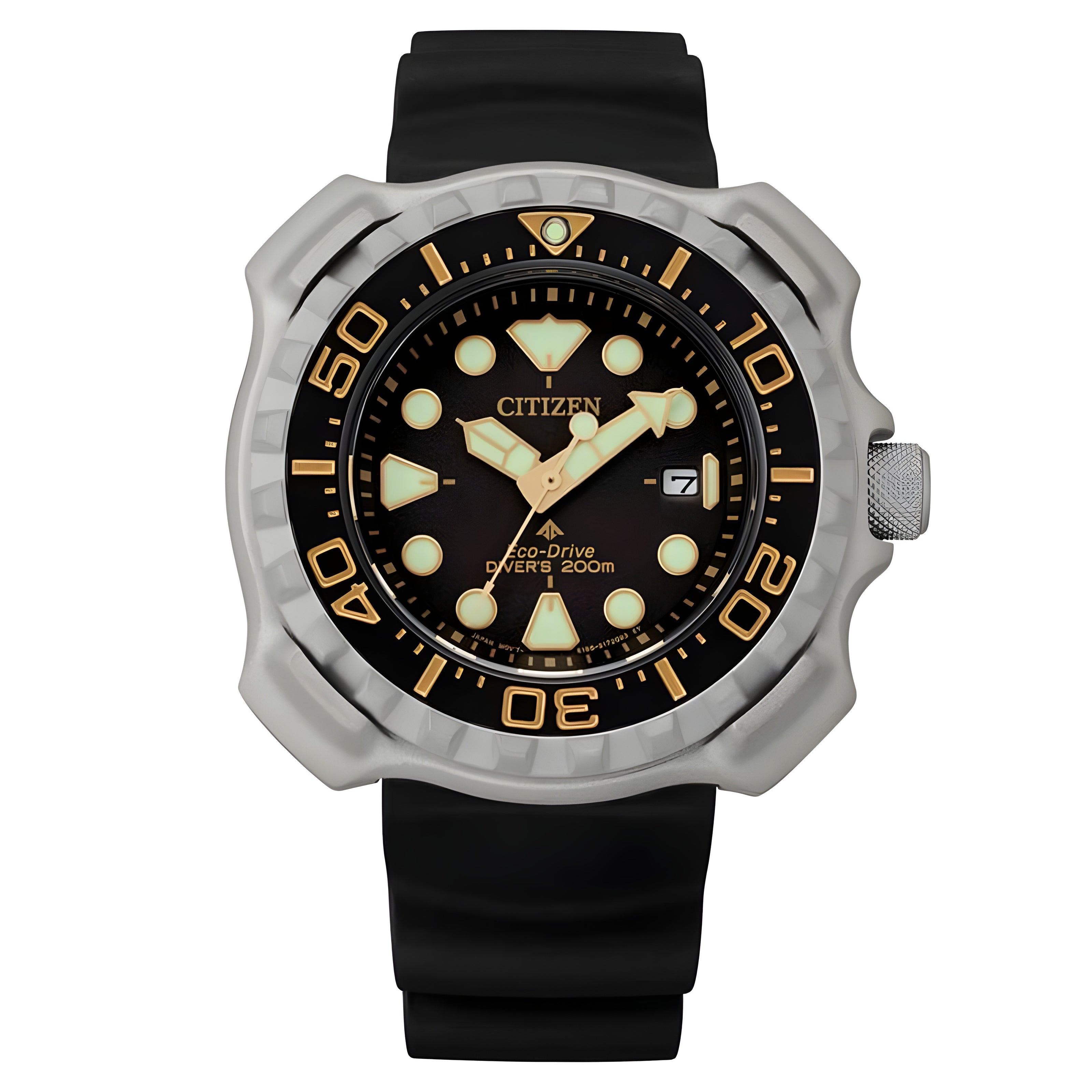Ceas sport Citizen din cauciuc negru