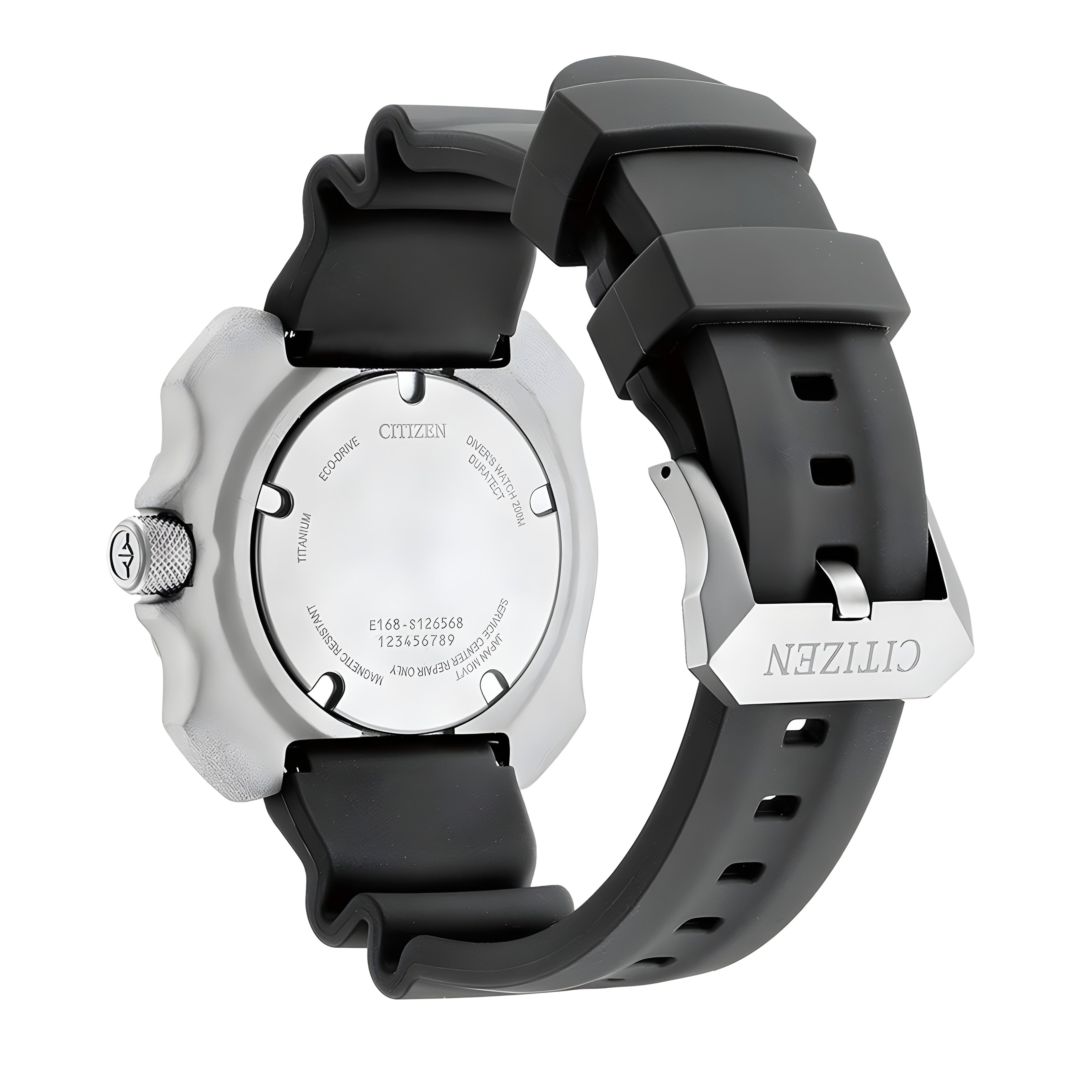 Ceas sport Citizen din cauciuc negru