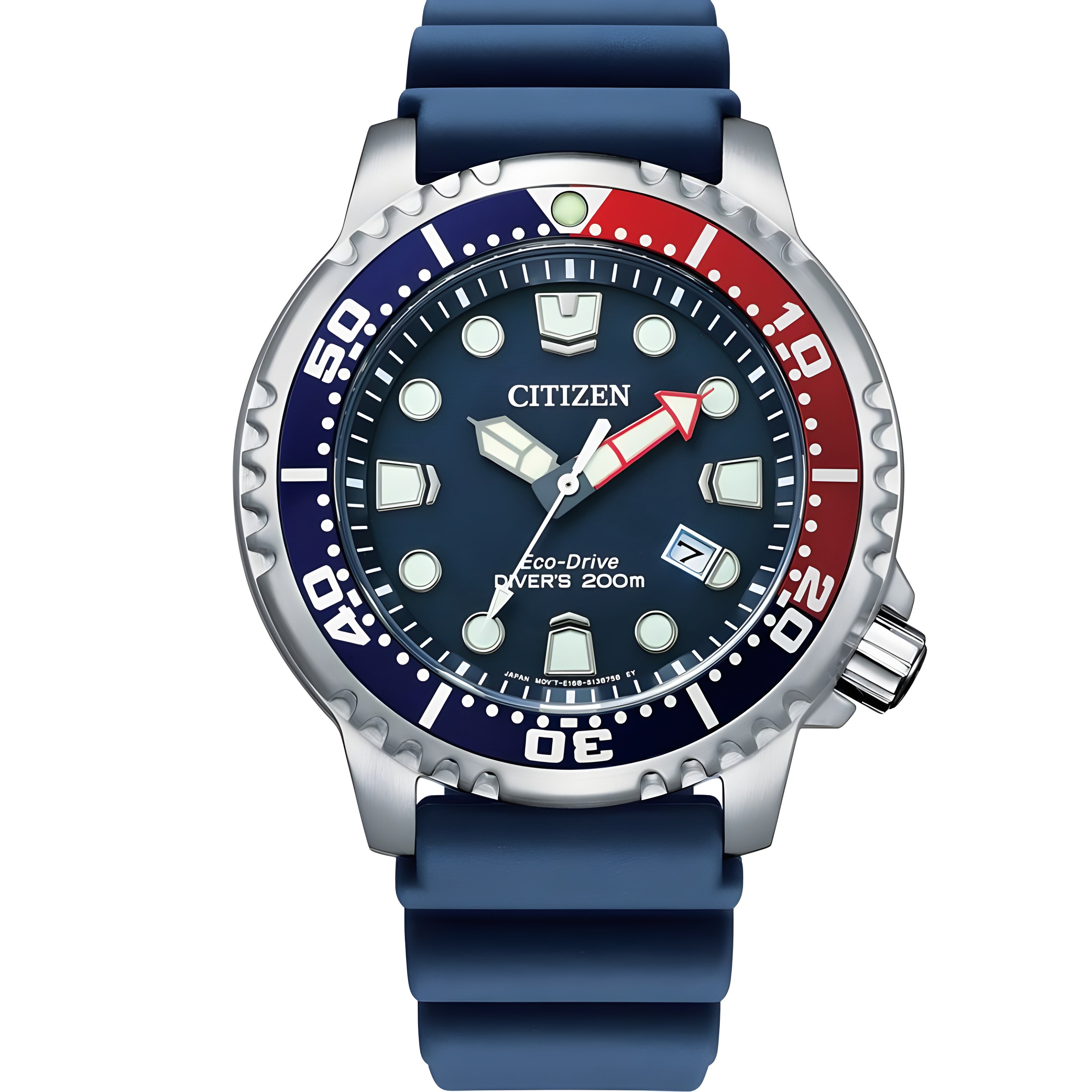 Ceas sport Citizen Blue Rubber