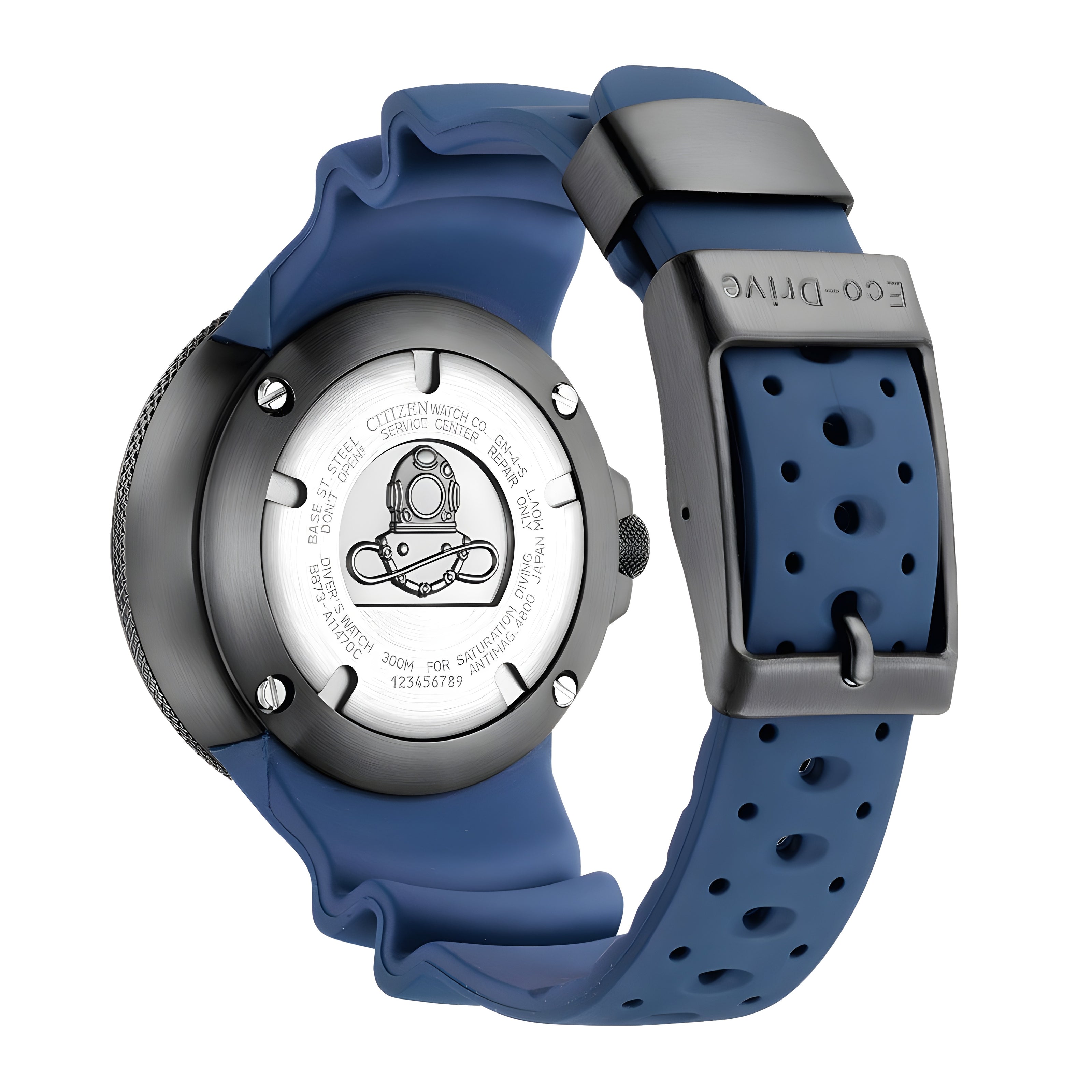 Ceas sport Citizen Blue Rubber