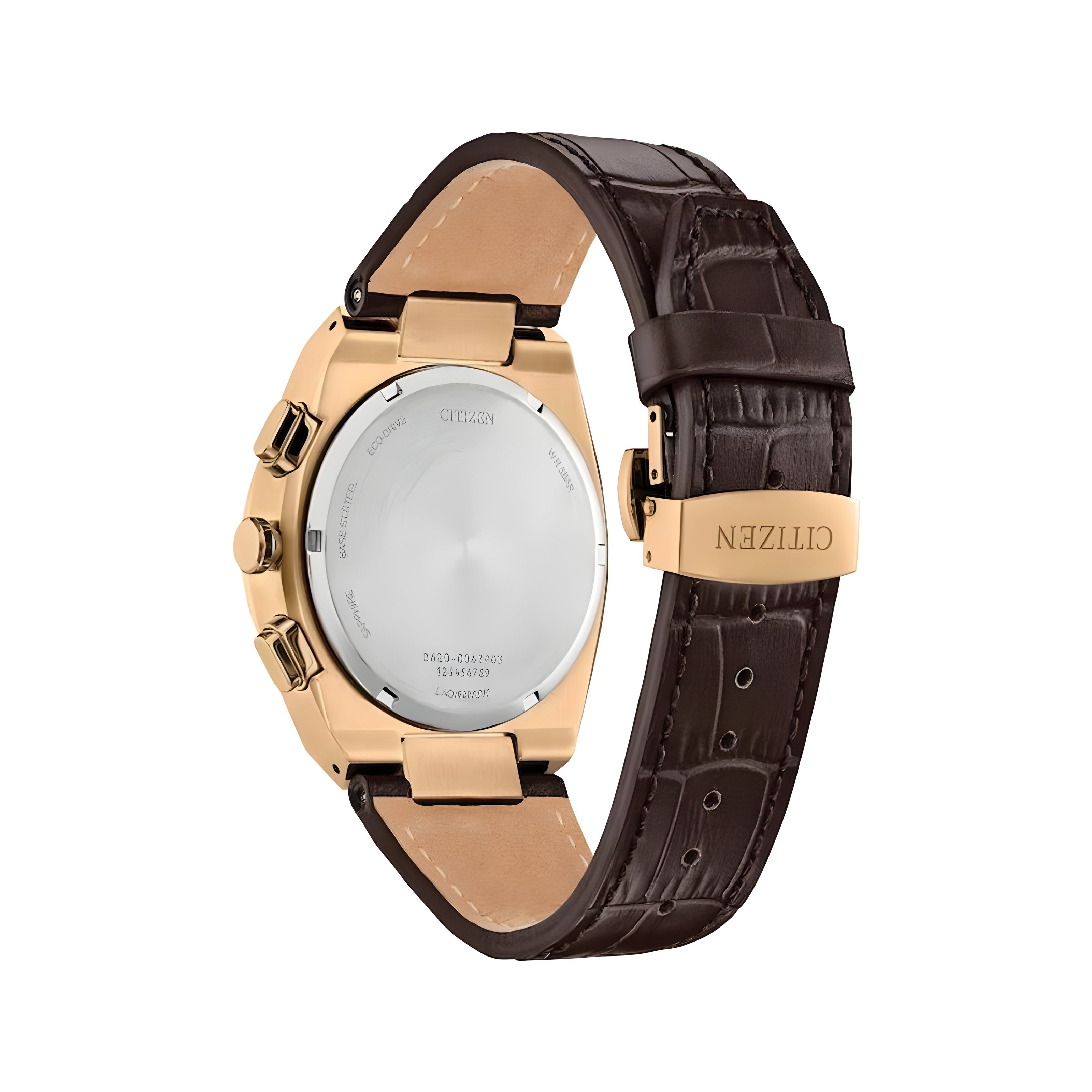 Ceas elegant Citizen Brown din piele