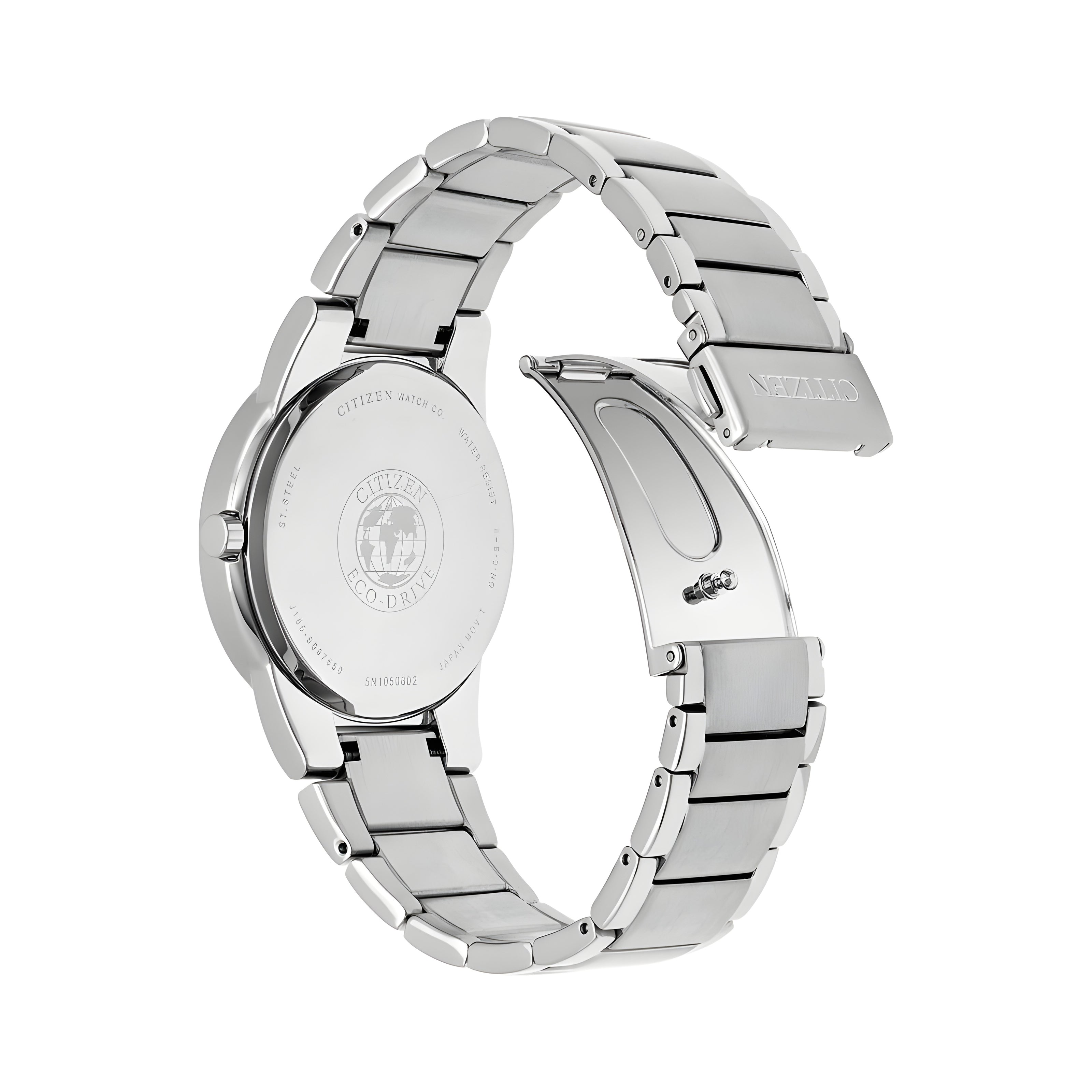 Citizen Grey Stainless Steel Dress Watch