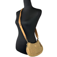 COACH Coach Teri Mini Shearling Fur Crossbody Bag