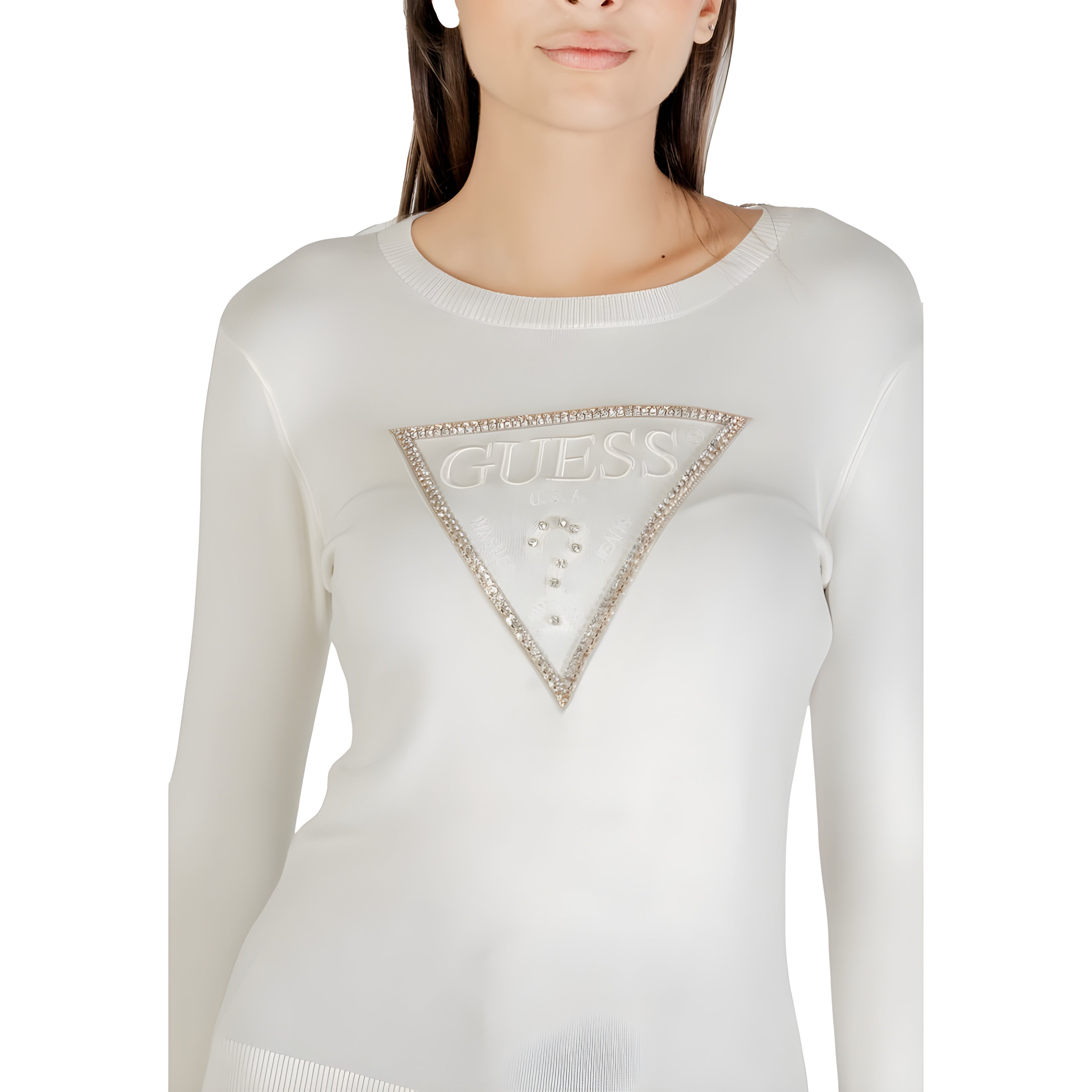Guess Cream Viscose Sweater