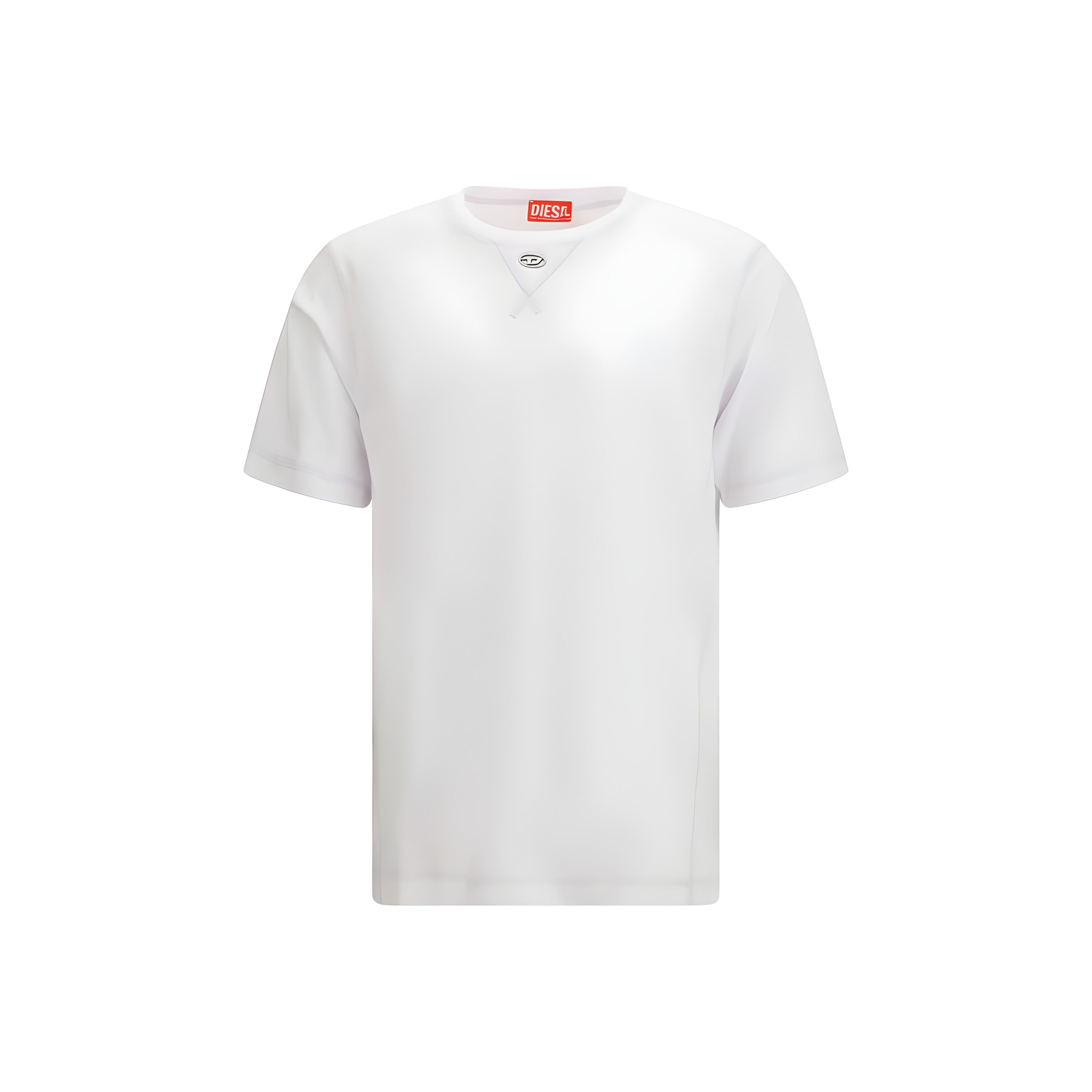 Tricou negru de bumbac Diesel