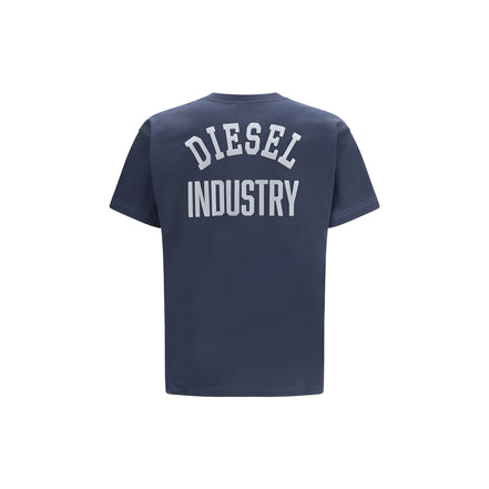 Tricou din bumbac Diesel Blue