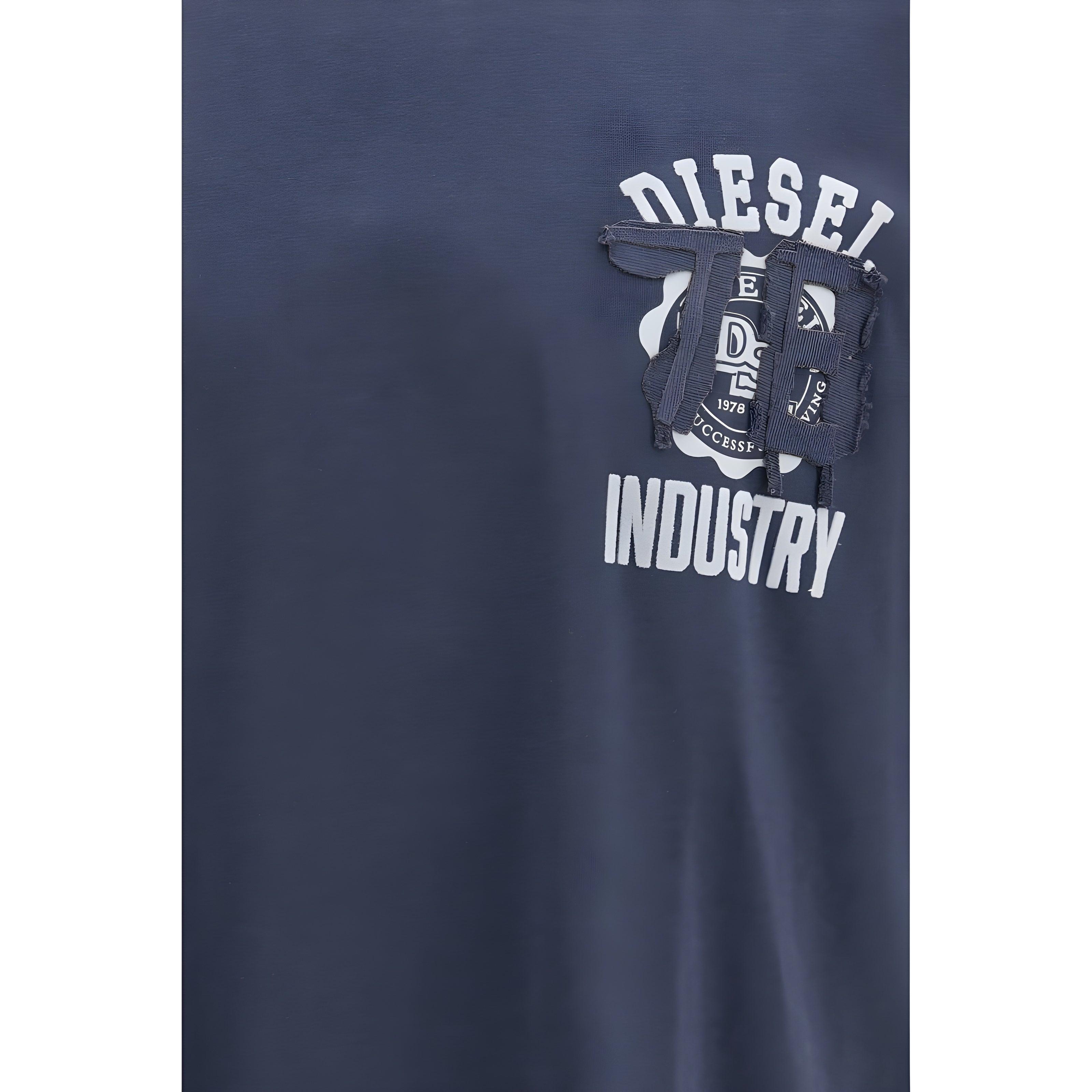 Tricou din bumbac Diesel Blue