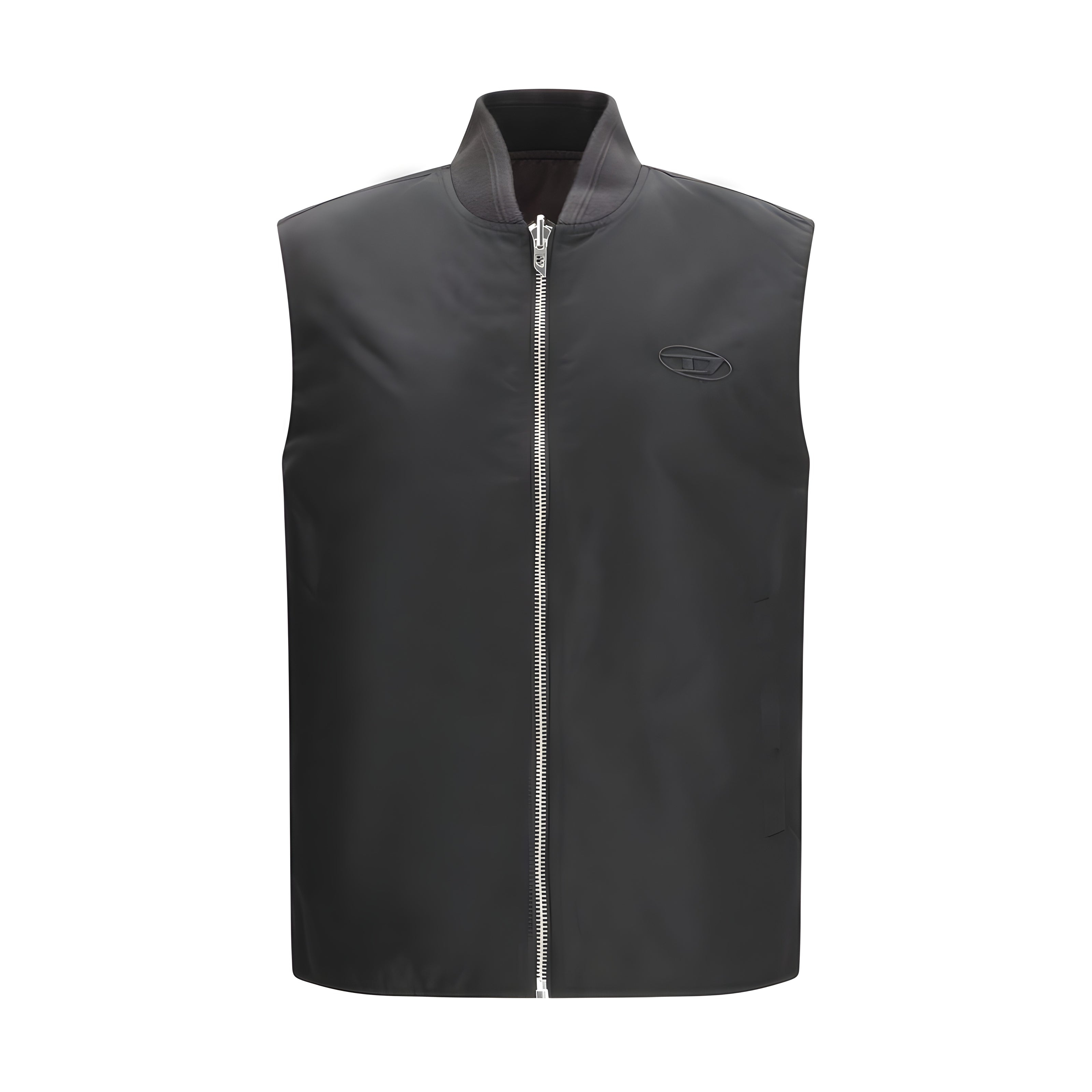 Diesel Brown Sleeveless Jacket