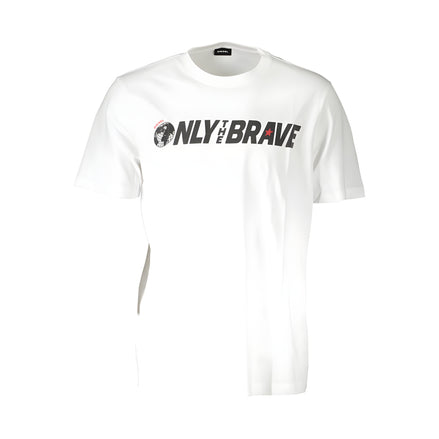 Diesel White Cotton T-Shirt