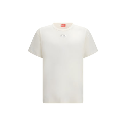 Tricou Diesel alb, din bumbac