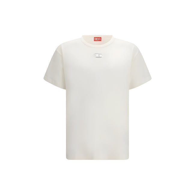 Tricou Diesel alb, din bumbac