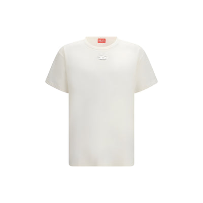 Tricou Diesel alb, din bumbac