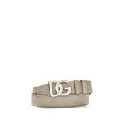 Curea Dolce & Gabbana bej din piele de vițel