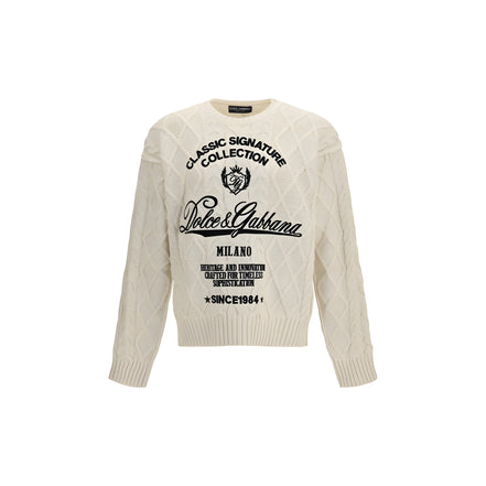 Dolce & Gabbana Beige Cotton Sweatshirt