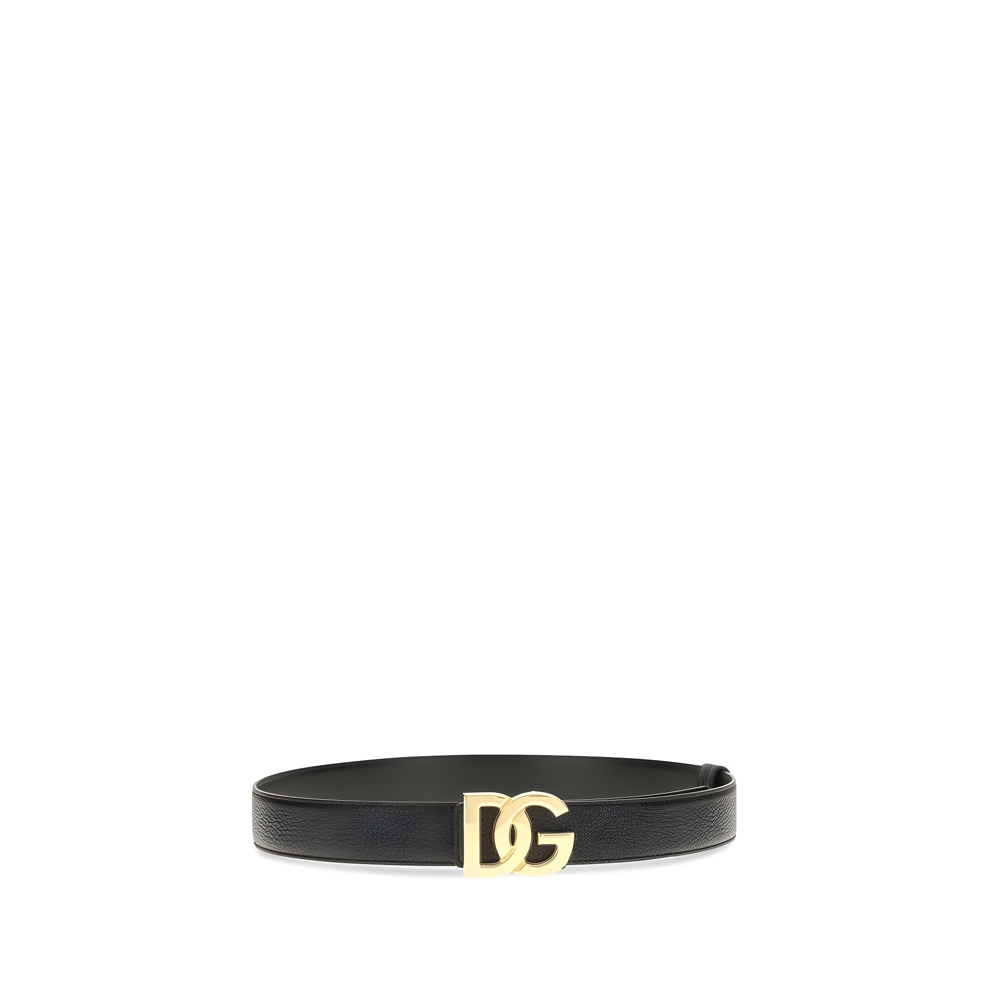 Curea Dolce & Gabbana neagră din piele
