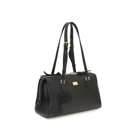Dolce & Gabbana Black Leather Shoulder Bag