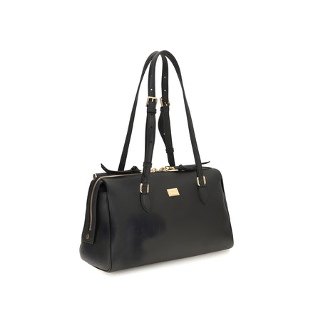 Dolce & Gabbana Black Leather Shoulder Bag