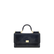Dolce & Gabbana Black Micro Sicily Shoulder Bag