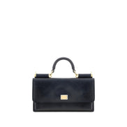 Dolce & Gabbana Black Micro Sicily Shoulder Bag