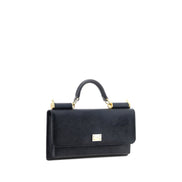 Dolce & Gabbana Black Micro Sicily Shoulder Bag