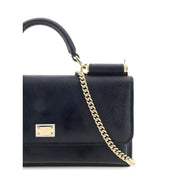 Dolce & Gabbana Black Micro Sicily Shoulder Bag