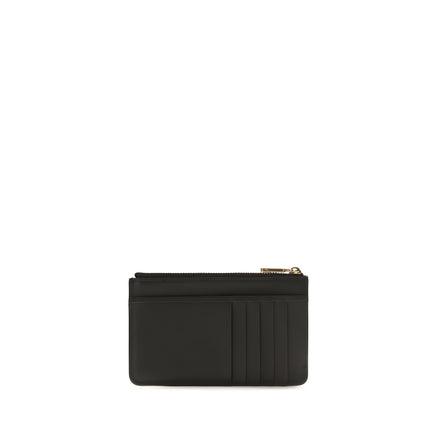 Dolce & Gabbana Suport Card Negru cu Fermoar