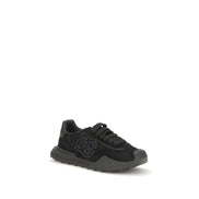 Dolce & Gabbana Black Calf Leather Chunky Sneakers