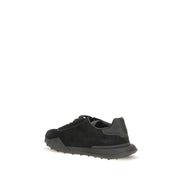 Dolce & Gabbana Black Calf Leather Chunky Sneakers