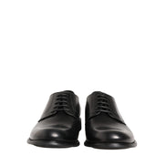 Pantofi Derby din piele neagră Dolce & Gabbana