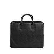 Dolce & Gabbana Black Car Man Applique Leather Weekender Borse Bag