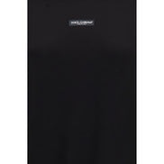 Dolce & Gabbana Hanorac Negru cu Glugă din Bumbac