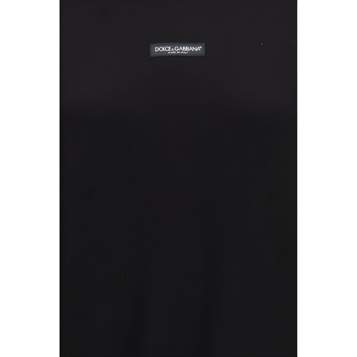 Dolce & Gabbana Hanorac Negru cu Glugă din Bumbac