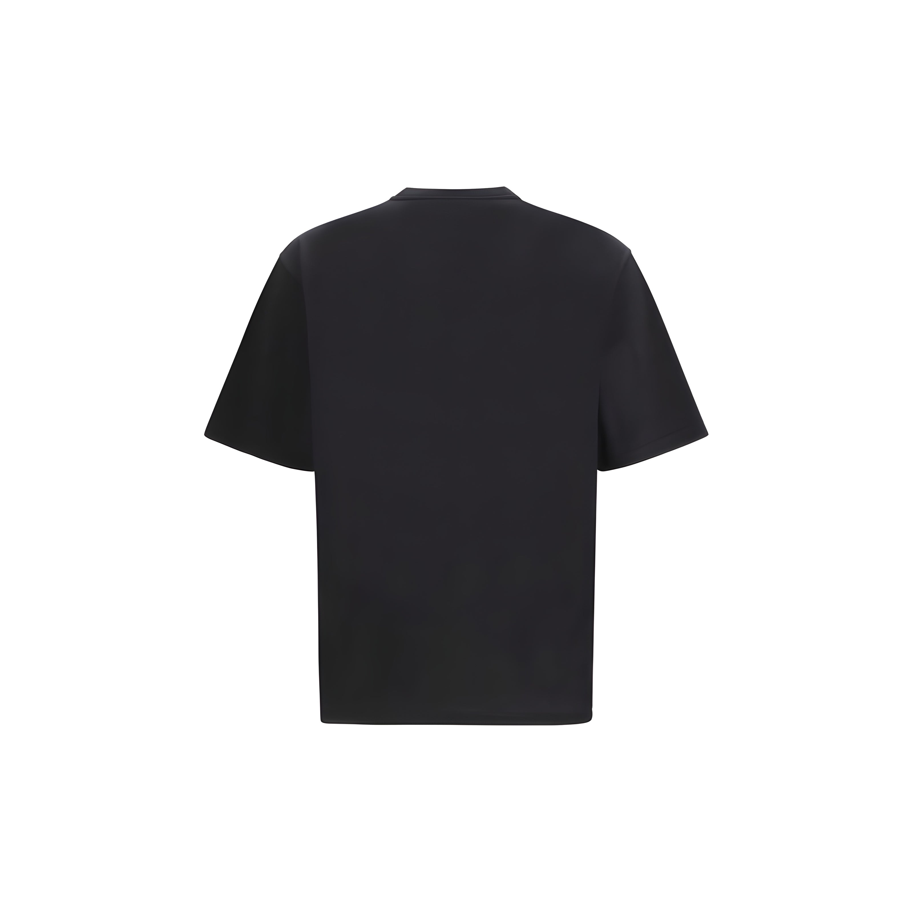 Dolce & Gabbana Black Cotton T-Shirt