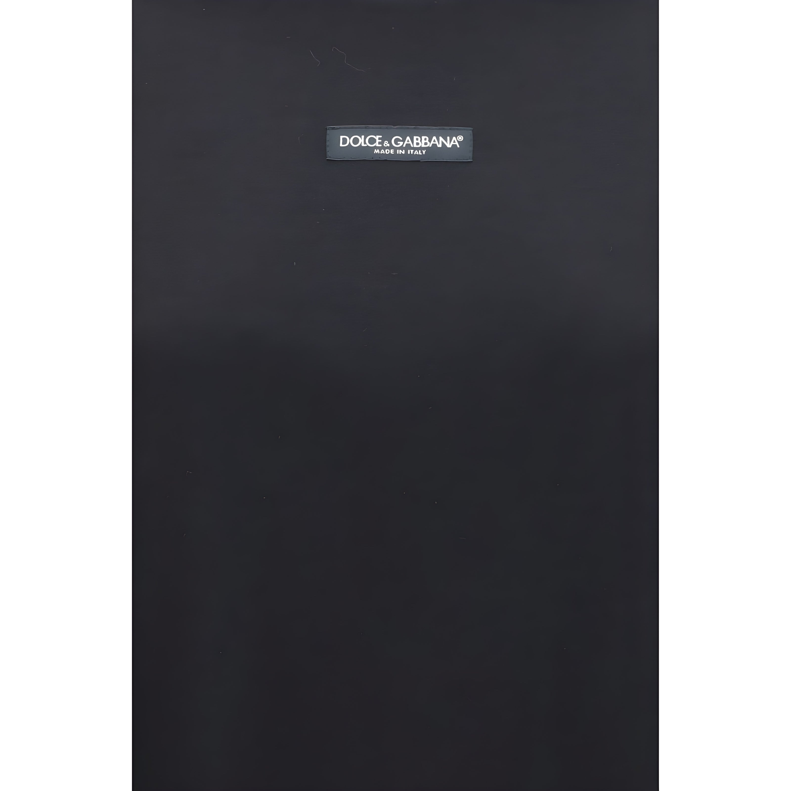 Dolce & Gabbana Black Cotton T-Shirt