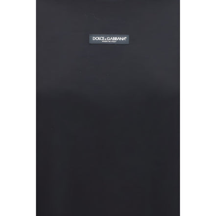 Dolce & Gabbana Black Cotton T-Shirt