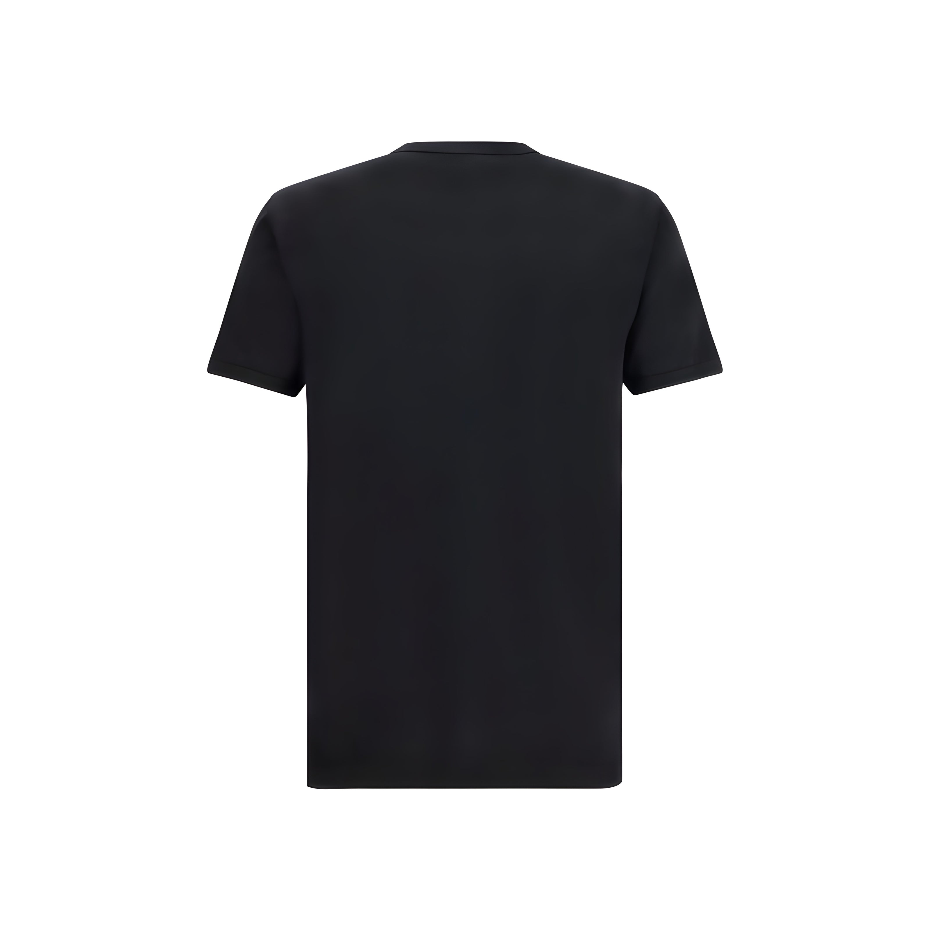 Dolce & Gabbana Black Cotton T-Shirt