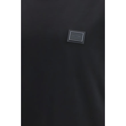 Dolce & Gabbana Black Cotton T-Shirt