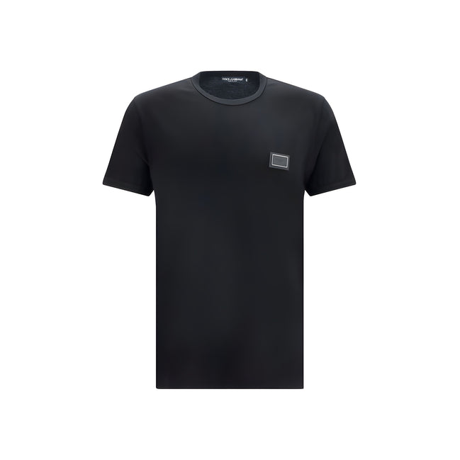 Tricou Dolce & Gabbana negru din bumbac
