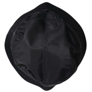 Dolce & Gabbana Black Cotton Wide Brim Bucket Hat