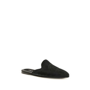 Dolce & Gabbana Papuci Mules Negri din Piele