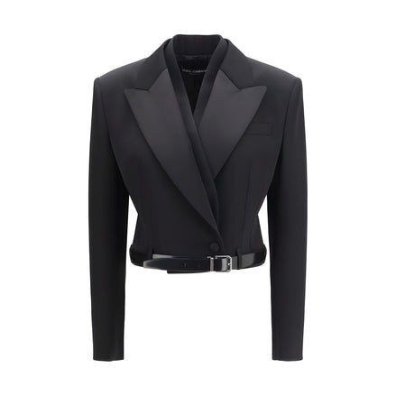 Dolce & Gabbana Black Wool Jacket