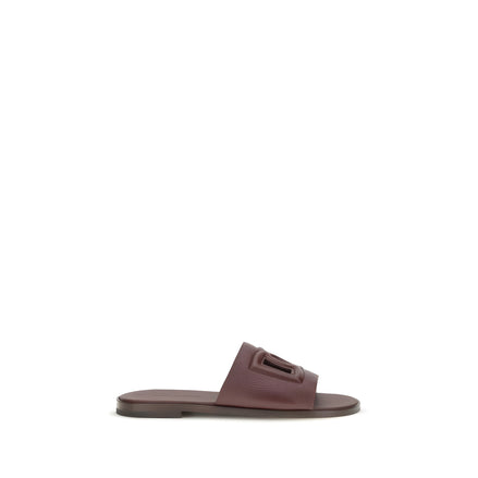 Sandale Dolce & Gabbana maro din piele