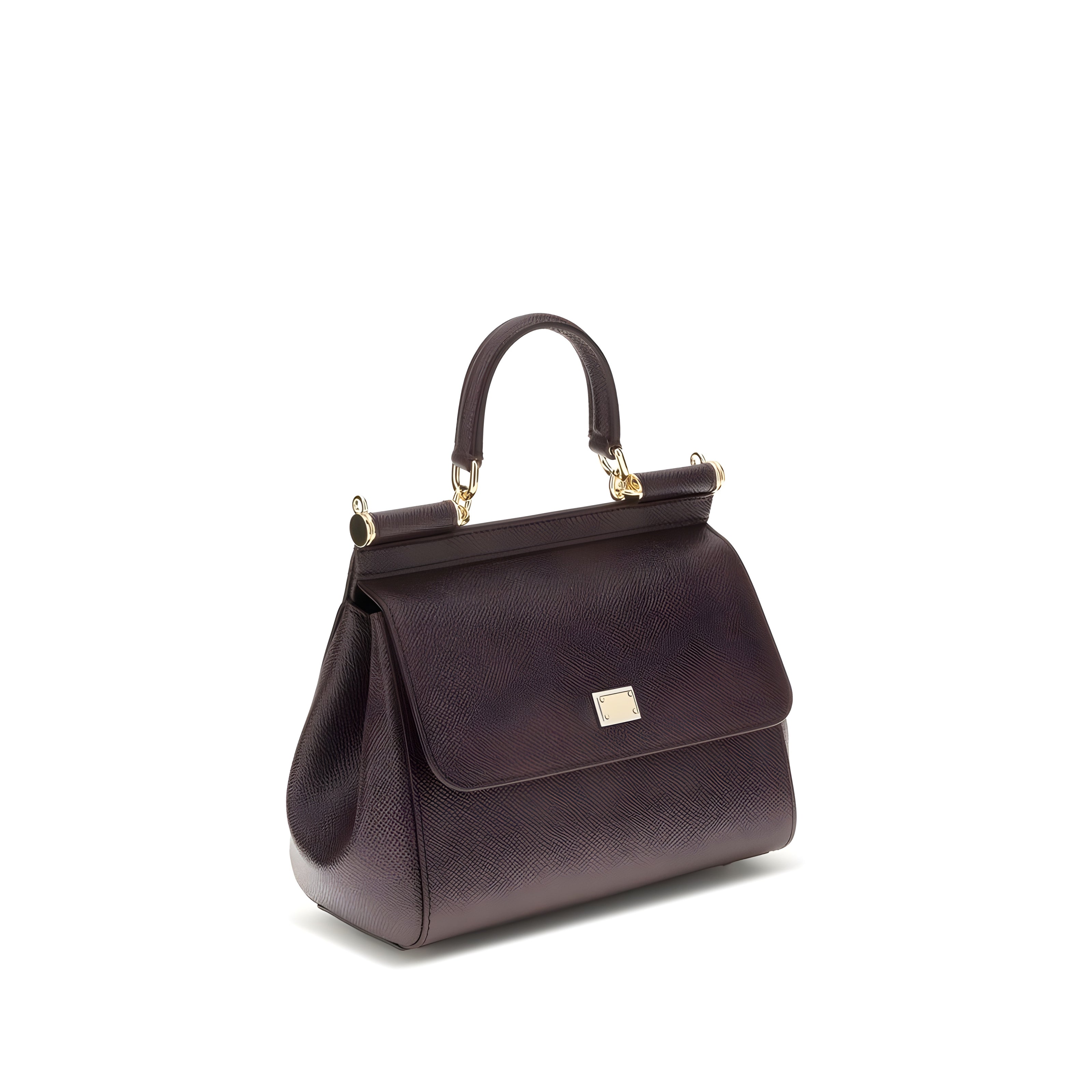 Dolce & Gabbana Brown Leather Shoulder Bag