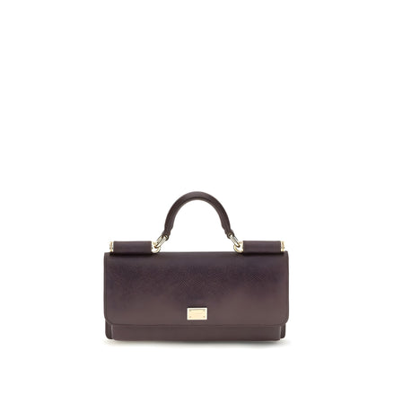 Dolce & Gabbana Brown Leather Shoulder Bag