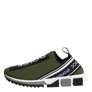 Dolce & Gabbana Adidași Sorrento Verzi Joși cu Logo