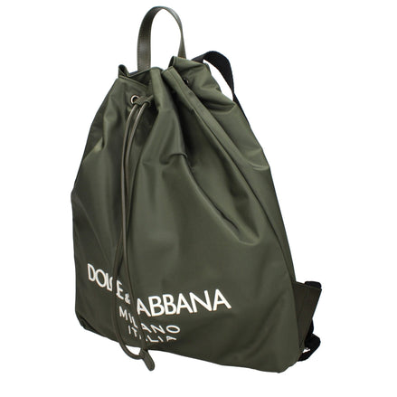 Rucsac Dolce & Gabbana verde din nailon